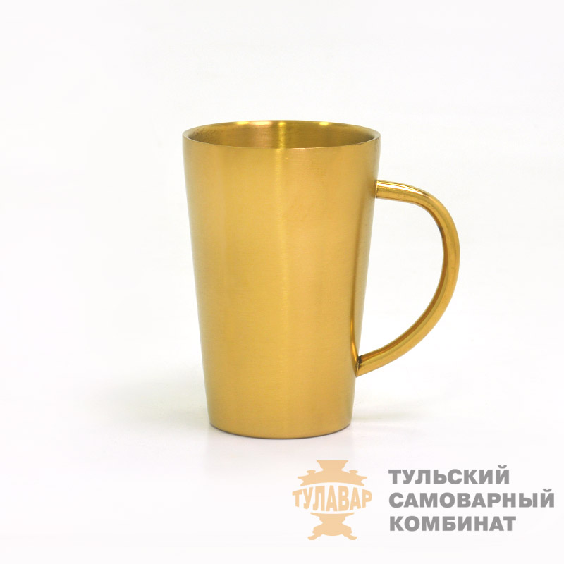 Кружка из нержавеющей стали под латунь