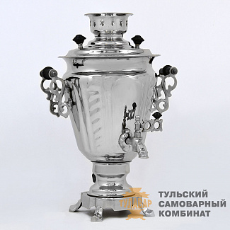 Самовар «Рюмка» электрический с защитой ТЭНа, 3 литра, никель. Обзор в 360˚