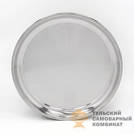 Поднос круглый под никель, 44 см