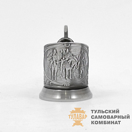 «Три Богатыря» подстаканник, никель
