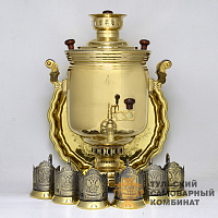 Набор «Юбилейный»<br/>жаровой, 7л, латунь...