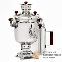 Самовар «Светоч» <br/>жаровой, 3л, никелированный...